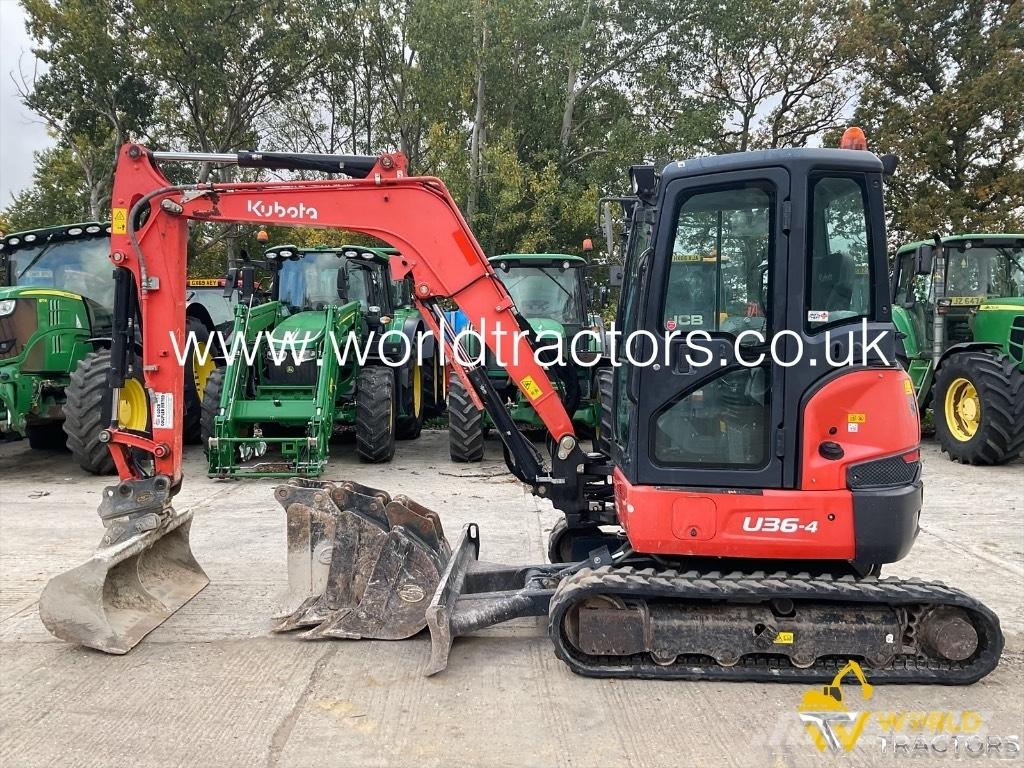 Kubota U 36-4 Miniekskavaatorid < 7 t