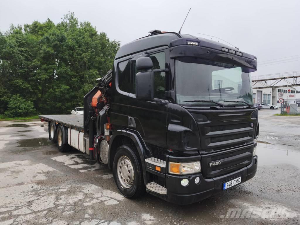 Scania P 420 Kraanaga veokid