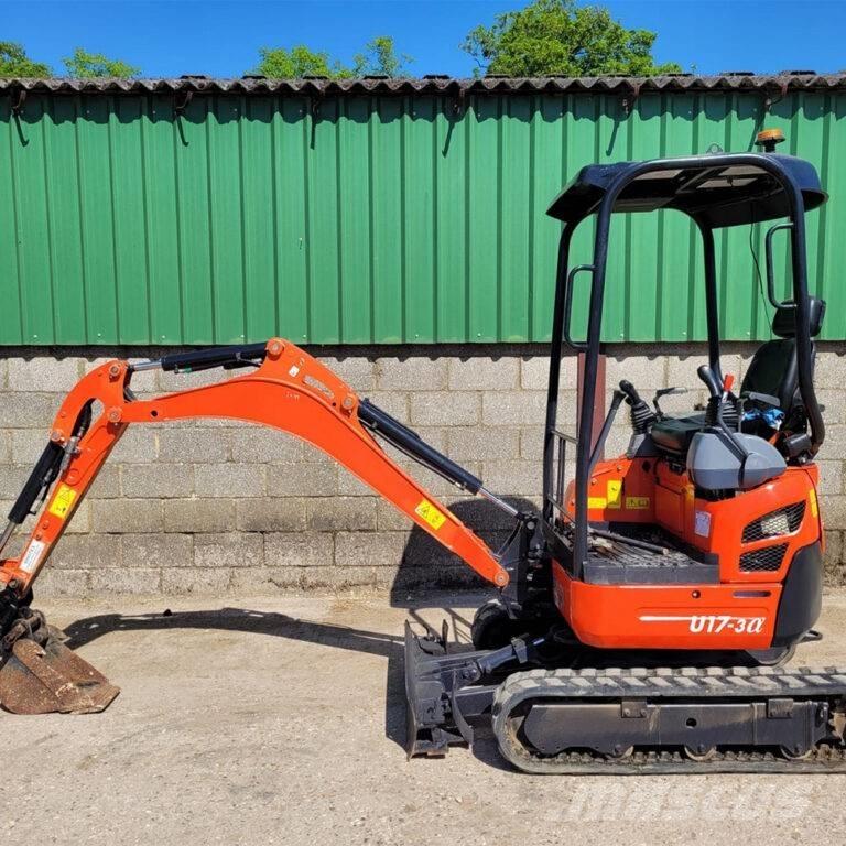 Kubota U17-3a Miniekskavaatorid < 7 t