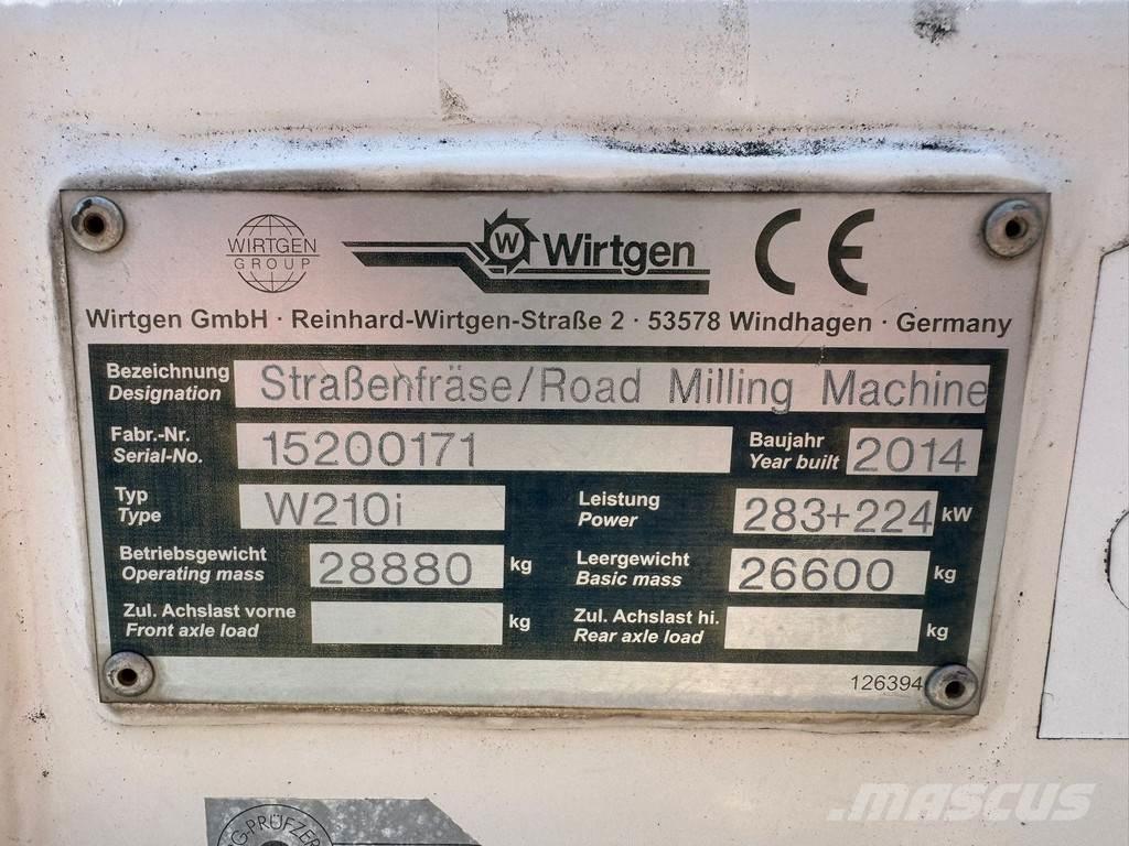Wirtgen W210i Asfaldi külmfreesimise masinad