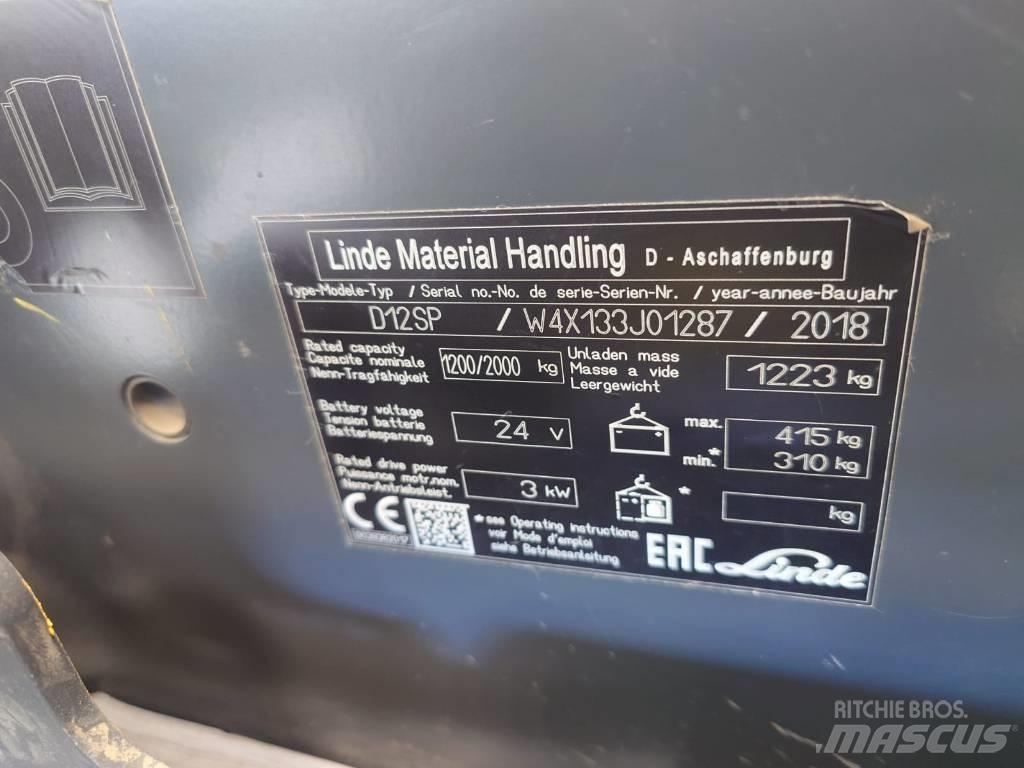 Linde D 12 Platvormiga virnastajad