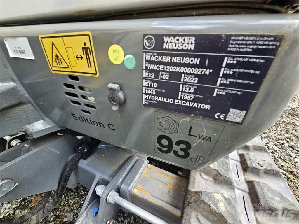 Wacker ET 18 Miniekskavaatorid < 7 t