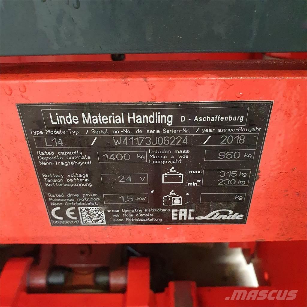 Linde L14i Järelkäidavad virnastajad