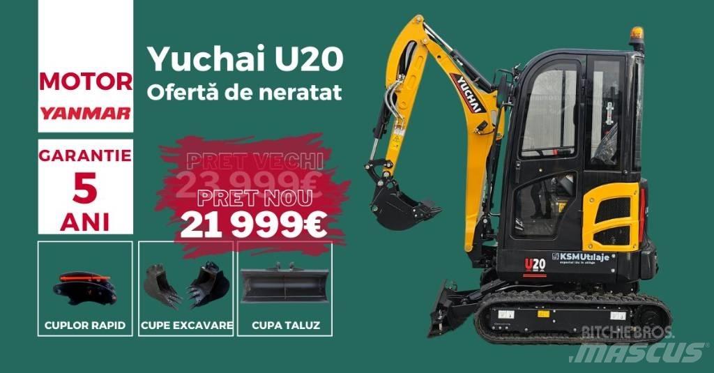 Yuchai U20 Miniekskavaatorid < 7 t