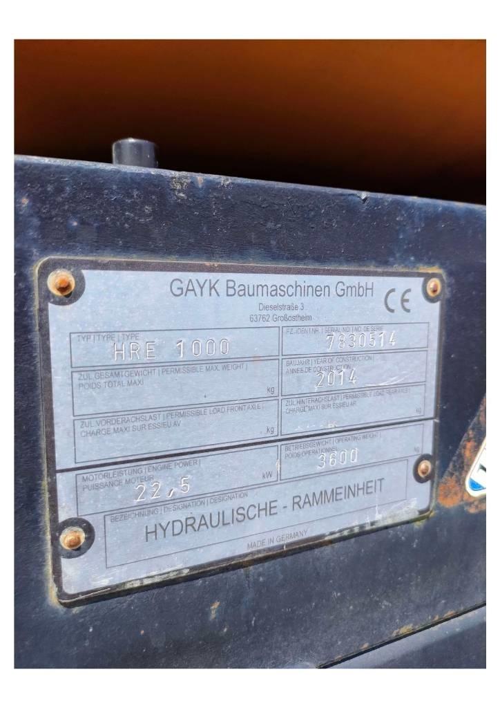  GAYK HRE1000 Vaiarammijad