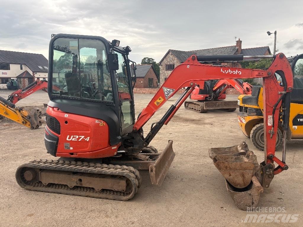 Kubota U 27-4 Miniekskavaatorid < 7 t