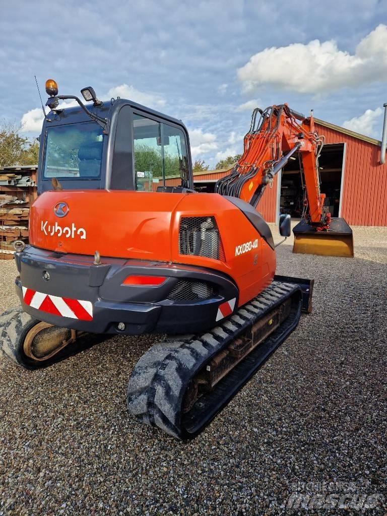Kubota KX080-4 Miniekskavaatorid < 7 t
