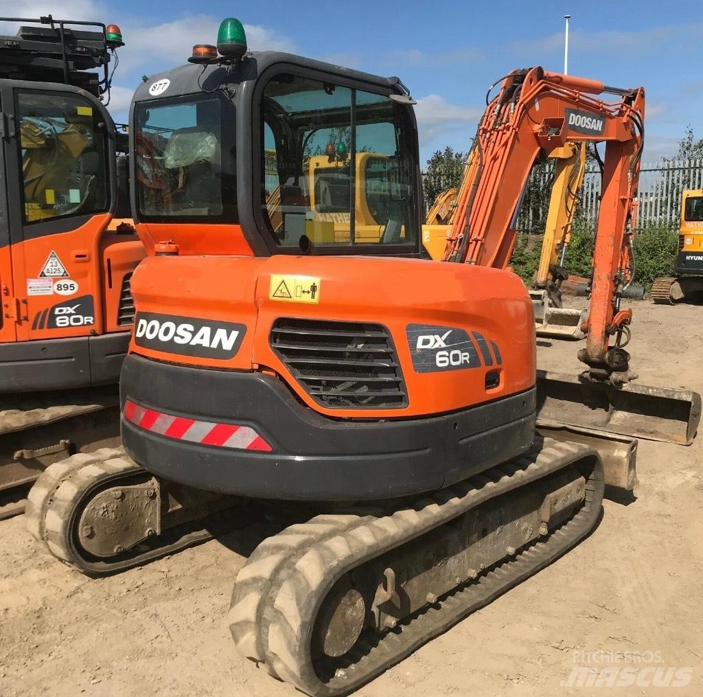 Doosan DX 60 R Miniekskavaatorid < 7 t