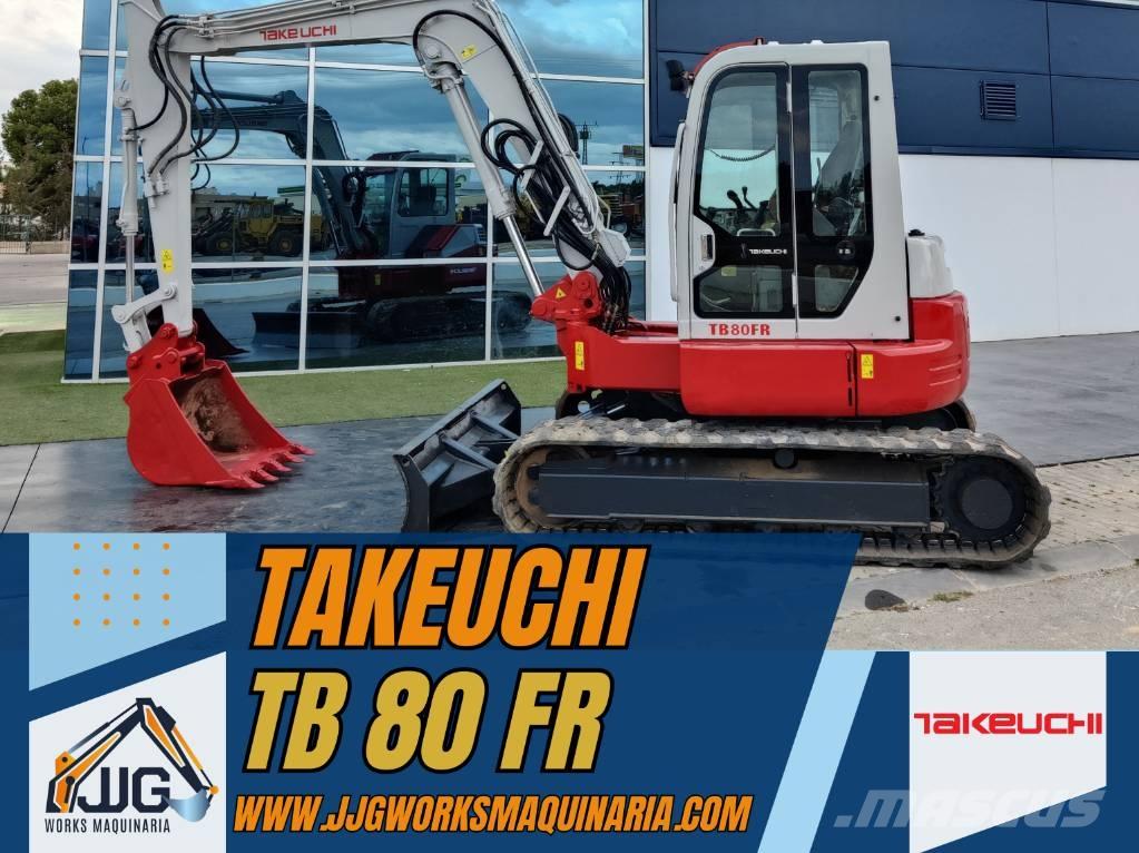Takeuchi TB 80 FR Väikeekskavaatorid 7t-12t