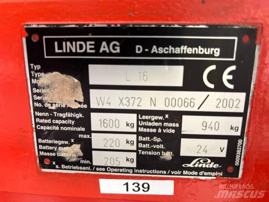 Linde L16 Järelkäidavad virnastajad