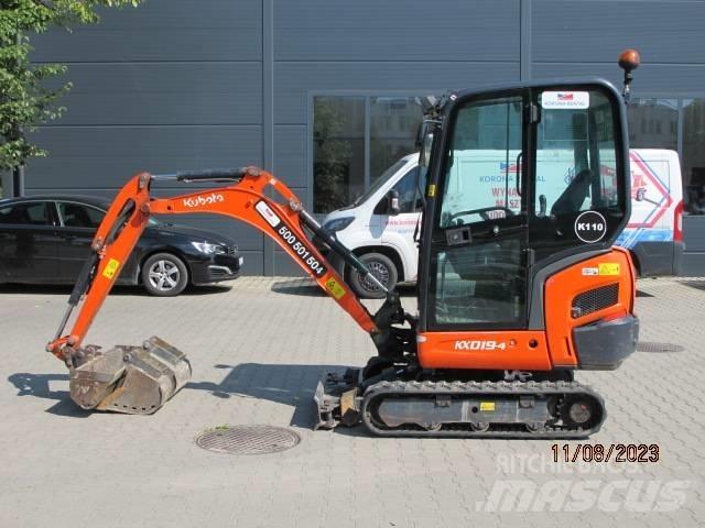 Kubota KX 019-4 Miniekskavaatorid < 7 t