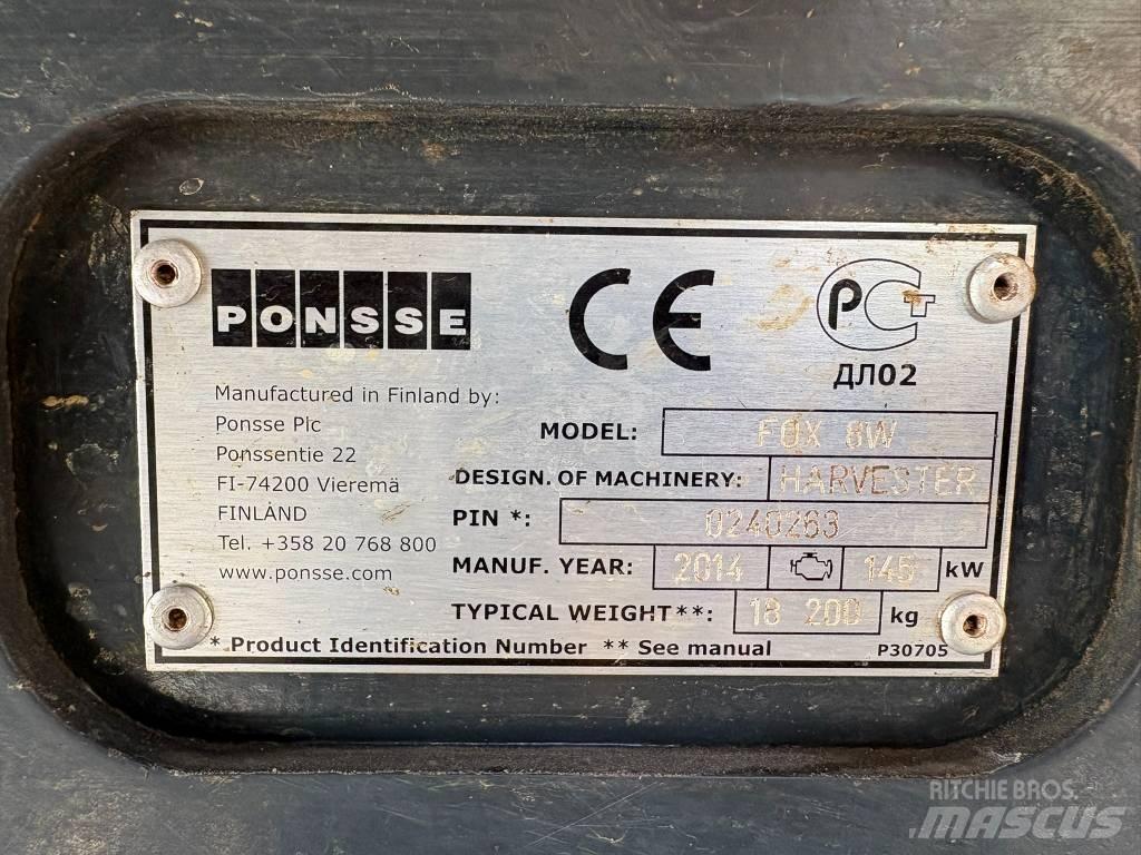 Ponsse Fox Harvesterid