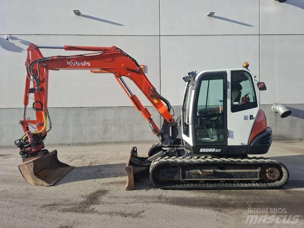 Kubota KX 080-3 Väikeekskavaatorid 7t-12t