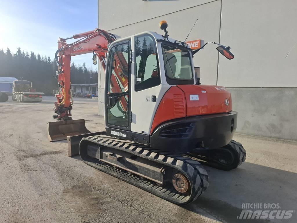 Kubota KX 080-3 Väikeekskavaatorid 7t-12t