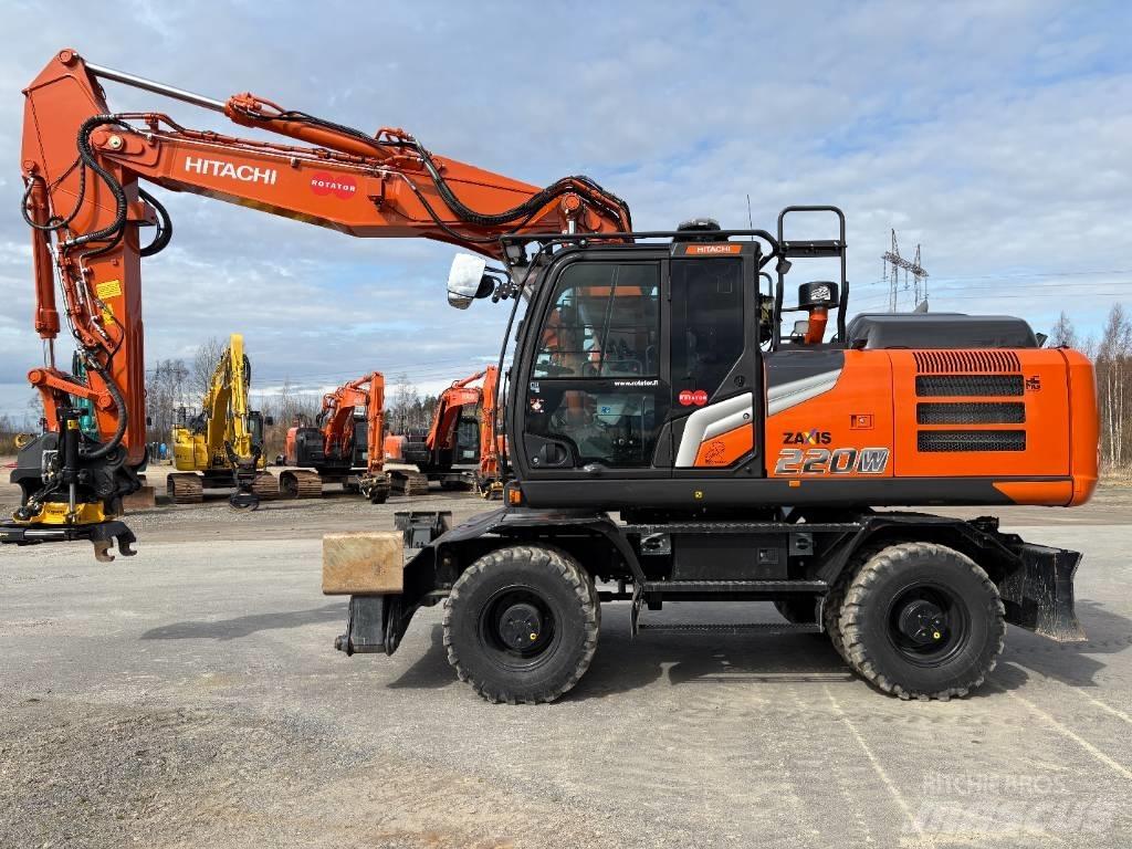 Hitachi ZX220W-7 2P Ratasekskavaatorid