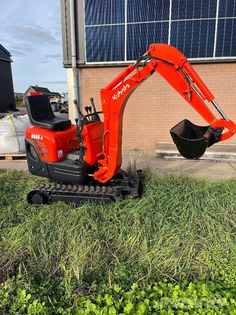 Kubota K 008-3 Miniekskavaatorid < 7 t
