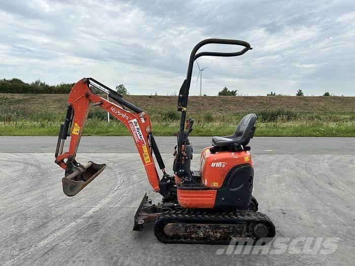 Kubota U10-3 Roomikekskavaatorid