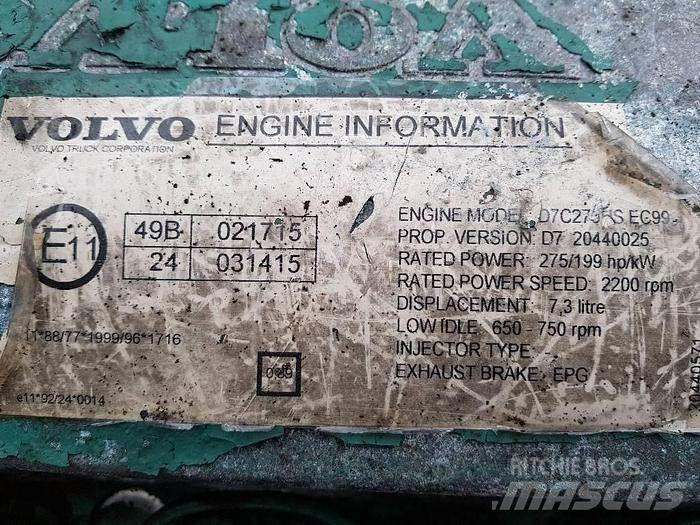  Engines D7C Muud osad