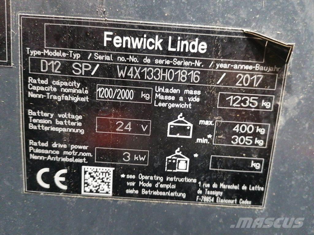 Linde D12 SP Järelkäidavad virnastajad