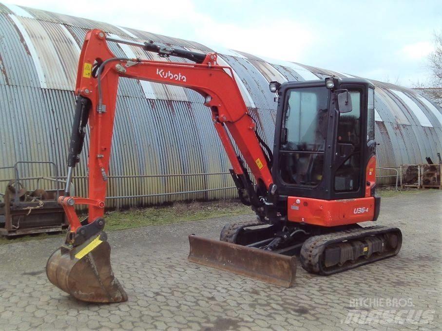 Kubota U 36-4 Miniekskavaatorid < 7 t