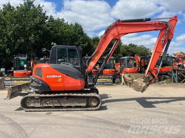 Kubota KX 080-4 Väikeekskavaatorid 7t-12t