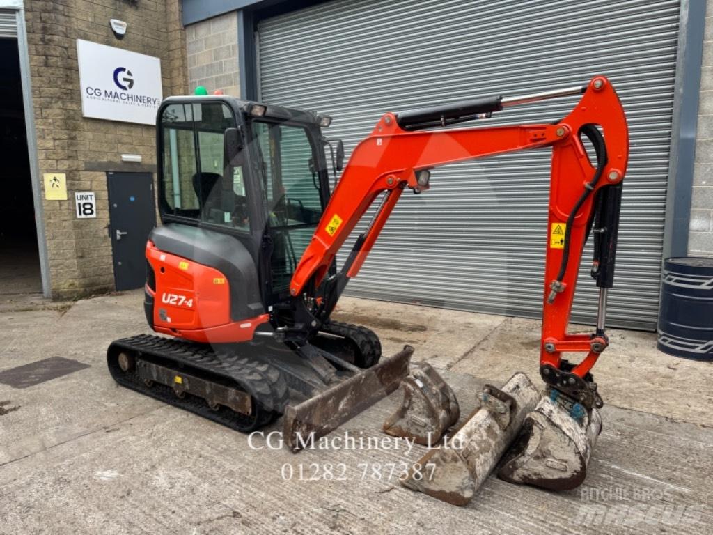 Kubota U 27-4 Miniekskavaatorid < 7 t