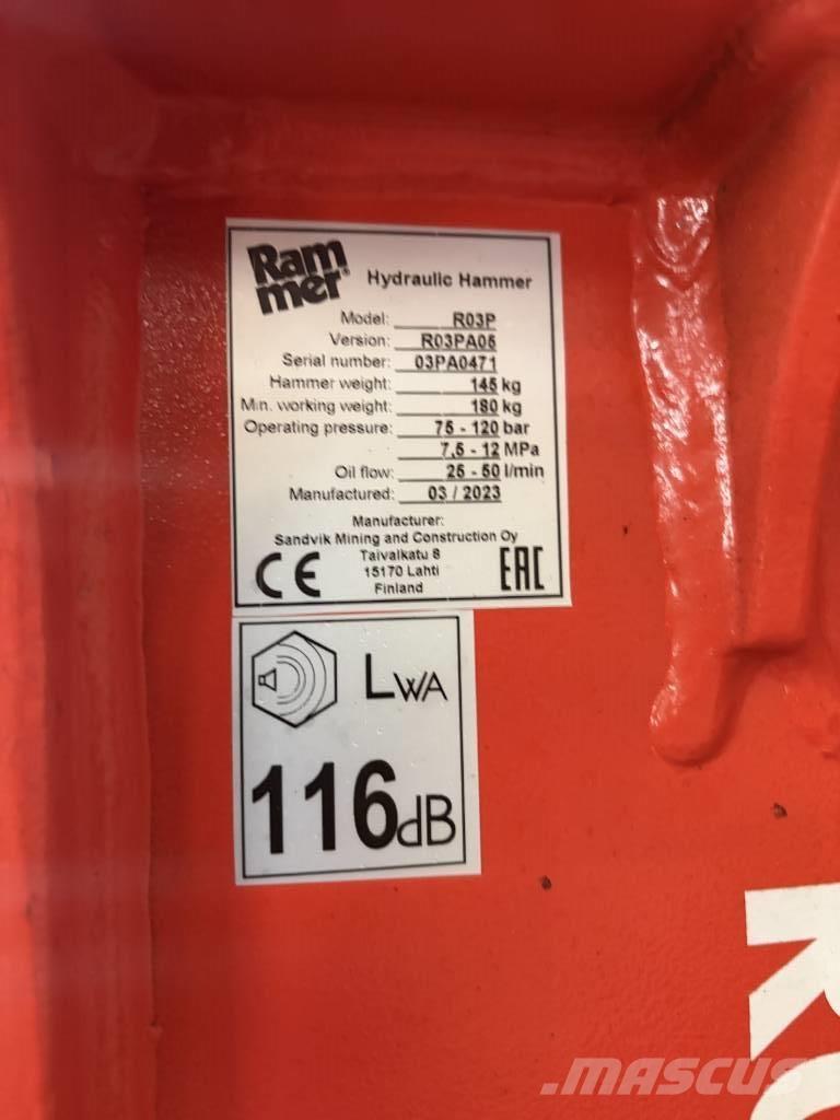 Rammer R03P Hüdrohaamrid