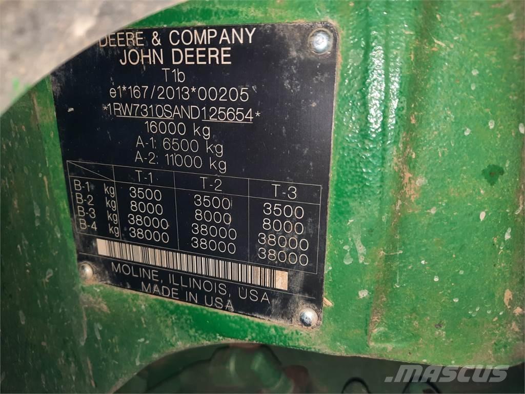 John Deere 7r310 Traktorid