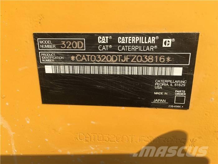 CAT 320 D L Roomikekskavaatorid
