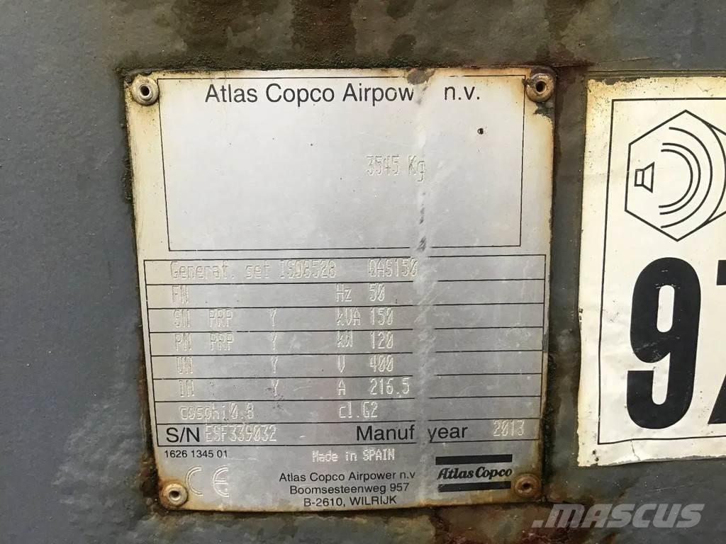 Atlas Copco QAS 150 Muud generaatorid