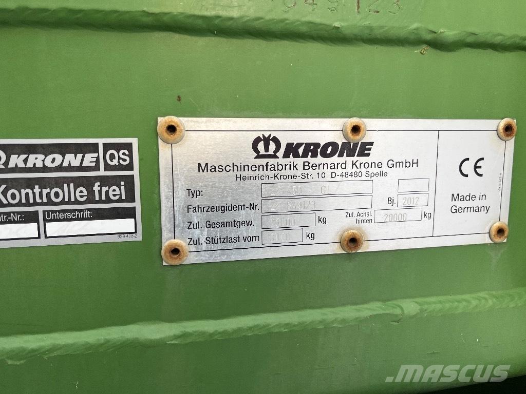 Krone ZX 450 GL Laadurhaagised