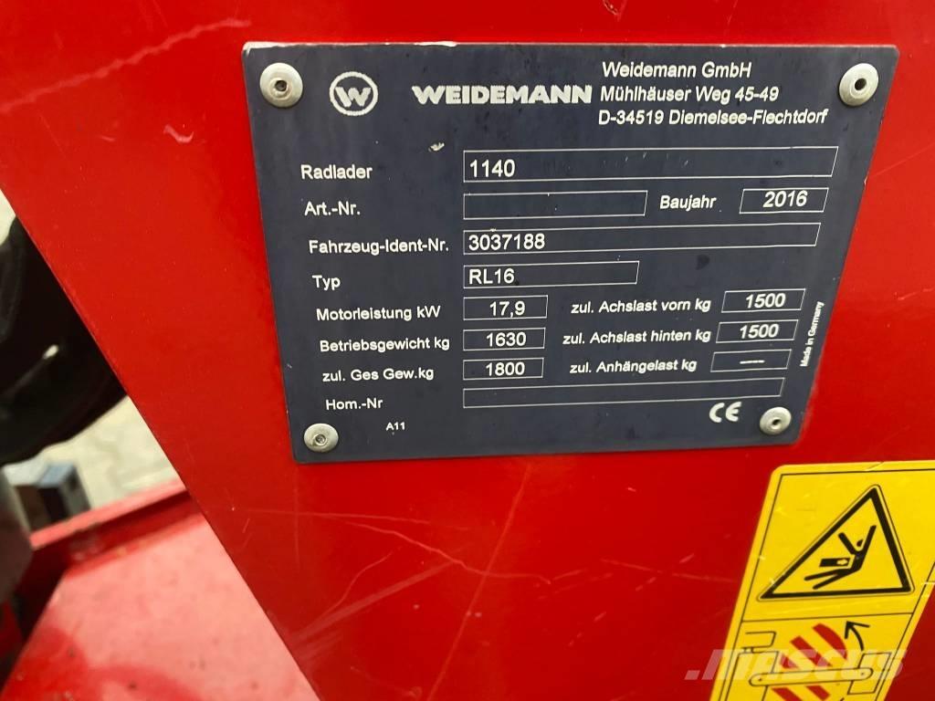 Weidemann 1140 Rataslaadurid