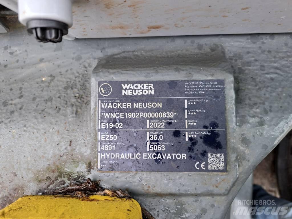 Wacker Neuson EZ50 Roomikekskavaatorid