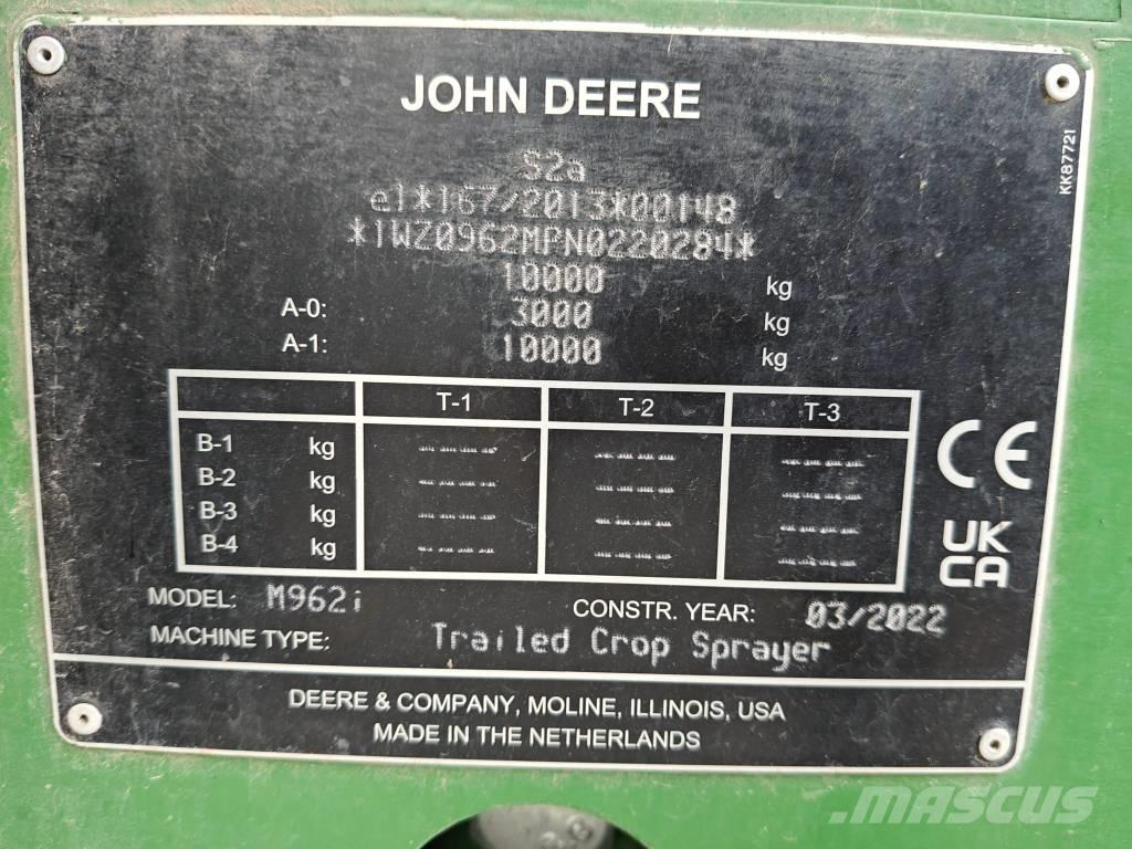 John Deere M 962 i Haagispritsid