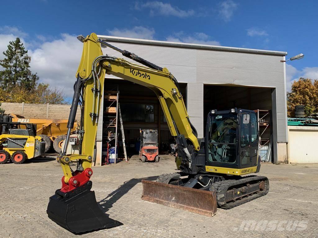 Kubota KX080-4@ Väikeekskavaatorid 7t-12t