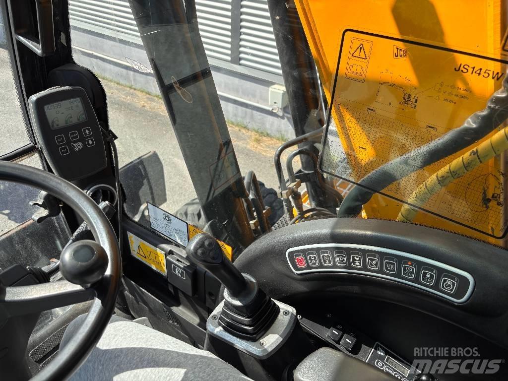 JCB JS 145 W Ratasekskavaatorid