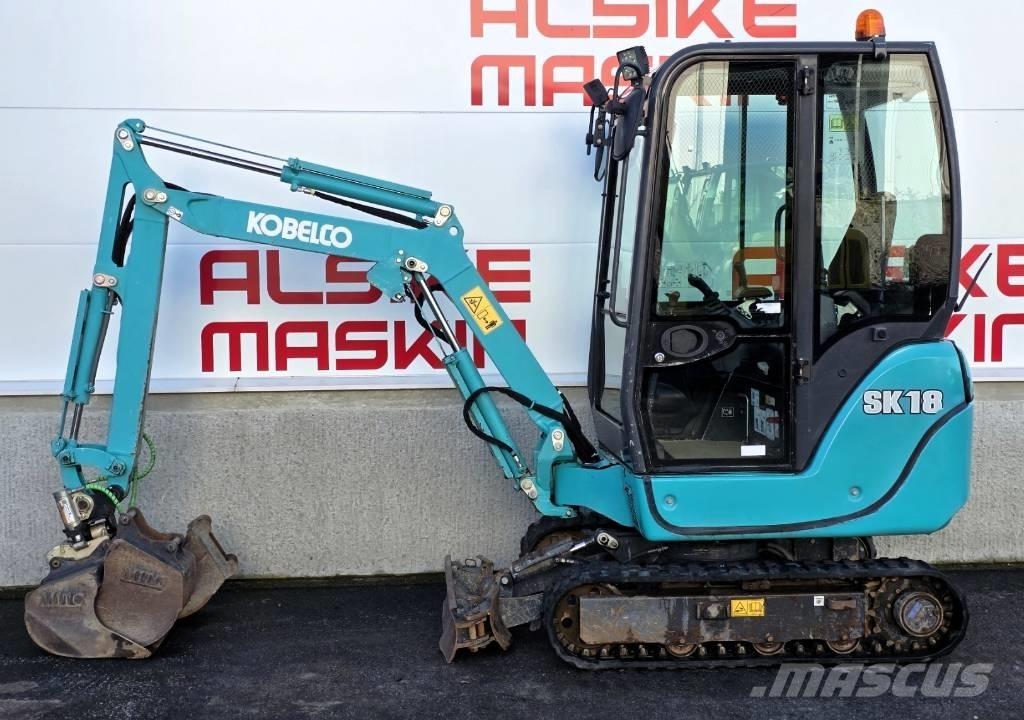 Kobelco SK 18 Miniekskavaatorid < 7 t