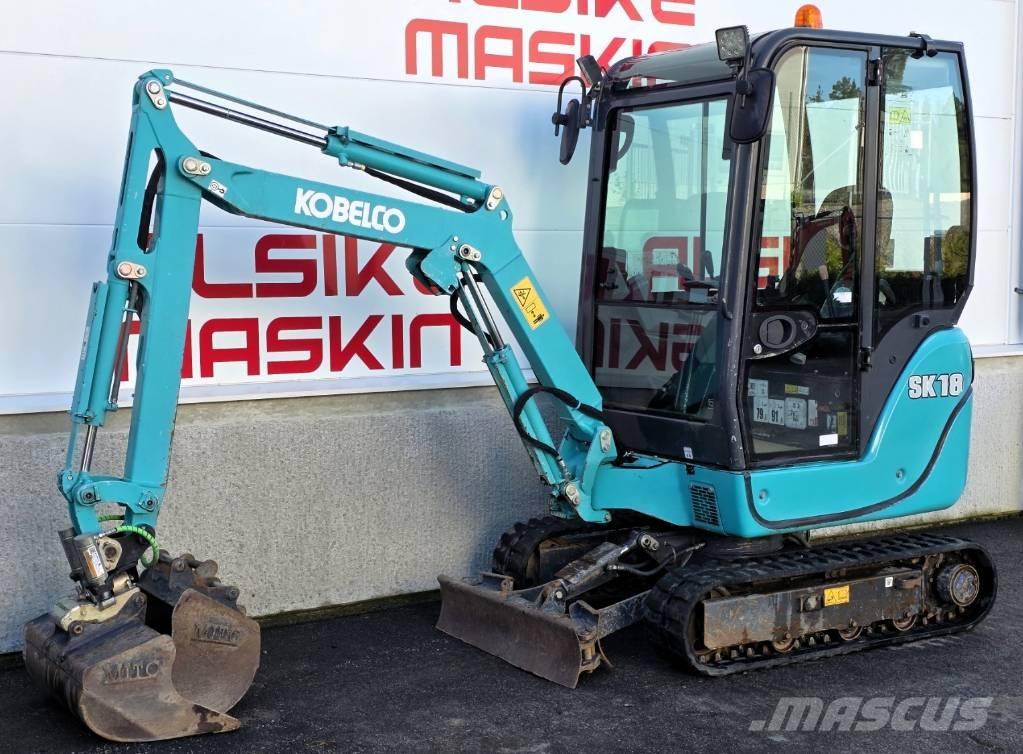 Kobelco SK 18 Miniekskavaatorid < 7 t