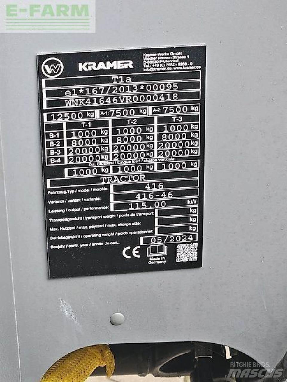 Kramer kt559 Põllumajanduslikud teleskoopkäitlejad