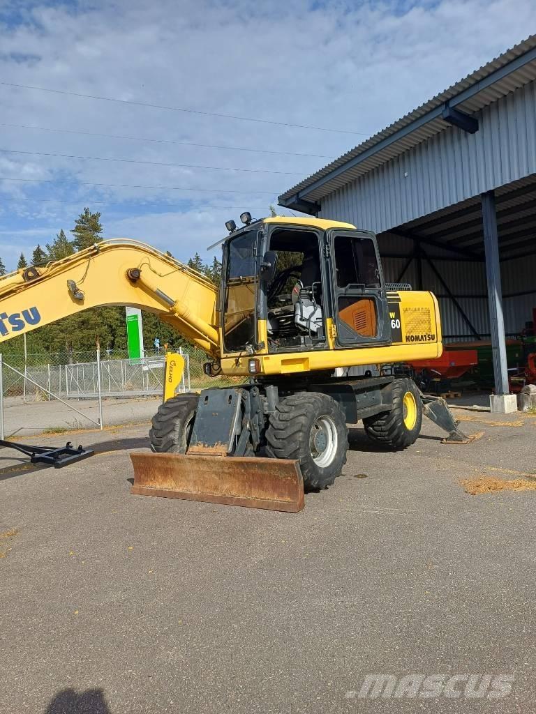 Komatsu PW 160-7-4x4 Ratasekskavaatorid