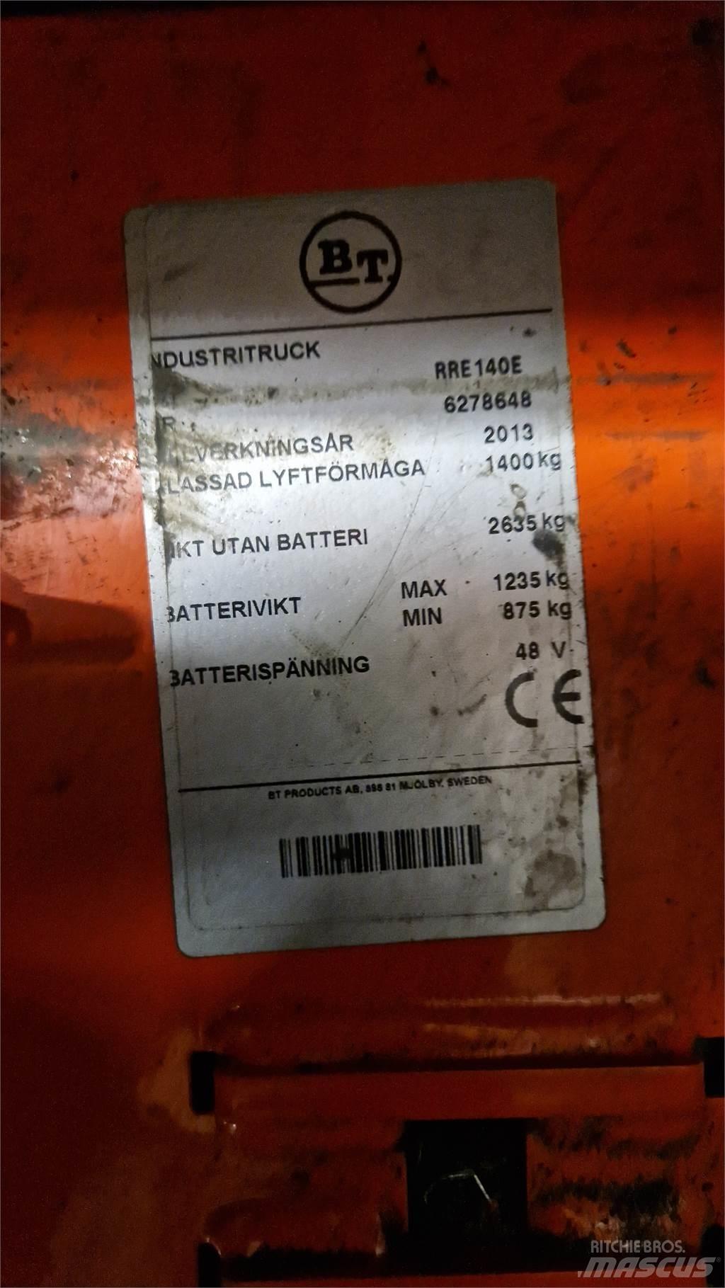 BT RRE140E Lükandmastiga tõstukid