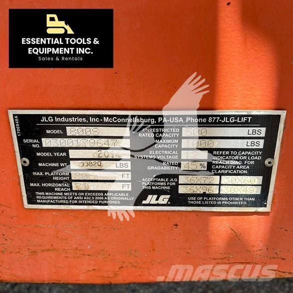 JLG 800S Teleskoop poomtõstukid