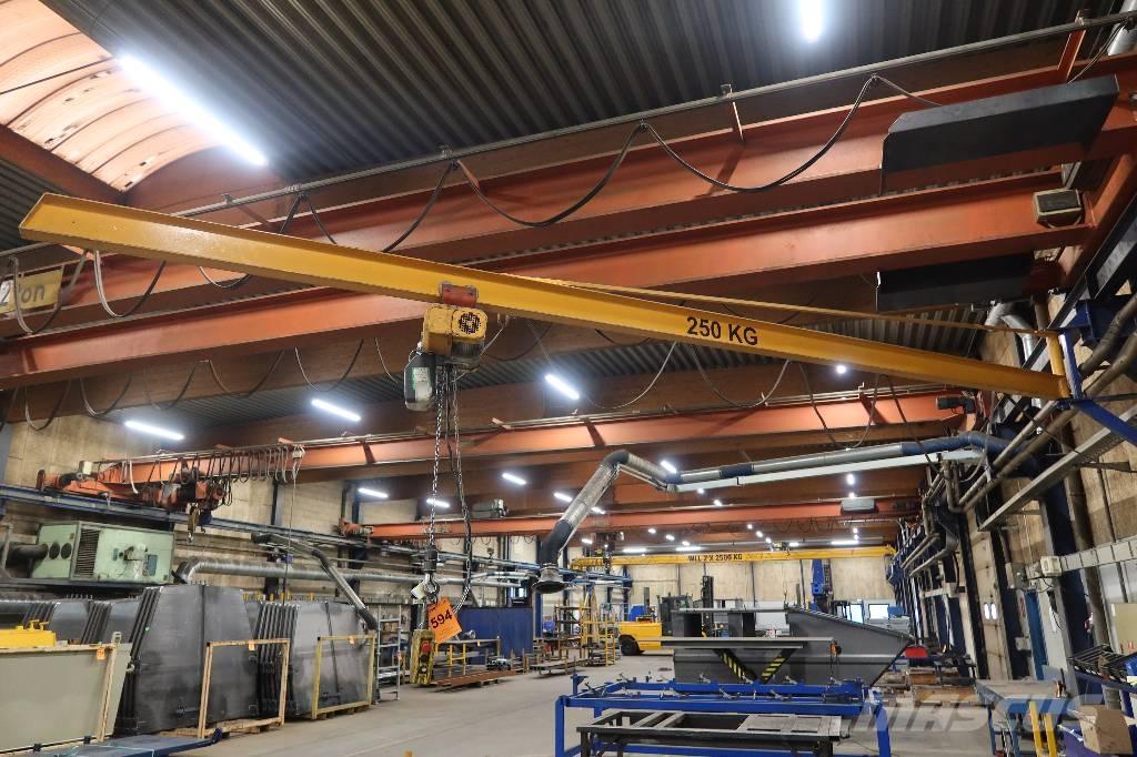  VÆGSVINGKRAN 250 KG Vintsid, telfrid ja materjaliliftid
