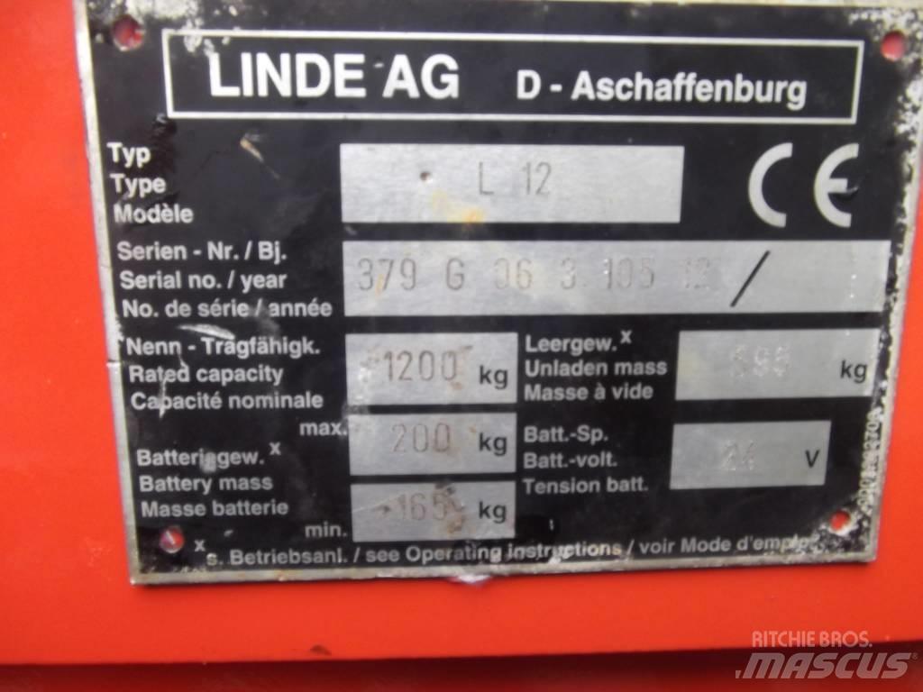 Linde L12 /379/ V-2097 Platvormiga virnastajad