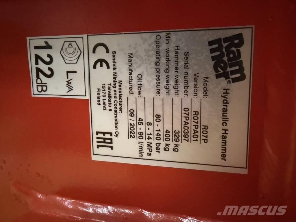 Rammer R07P Hüdrohaamrid