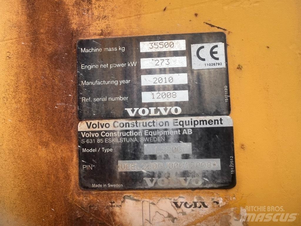 Volvo L 220 G Rataslaadurid