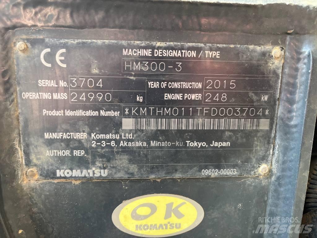 Komatsu HM 300-3 Liigendraamiga pinnaseveokid