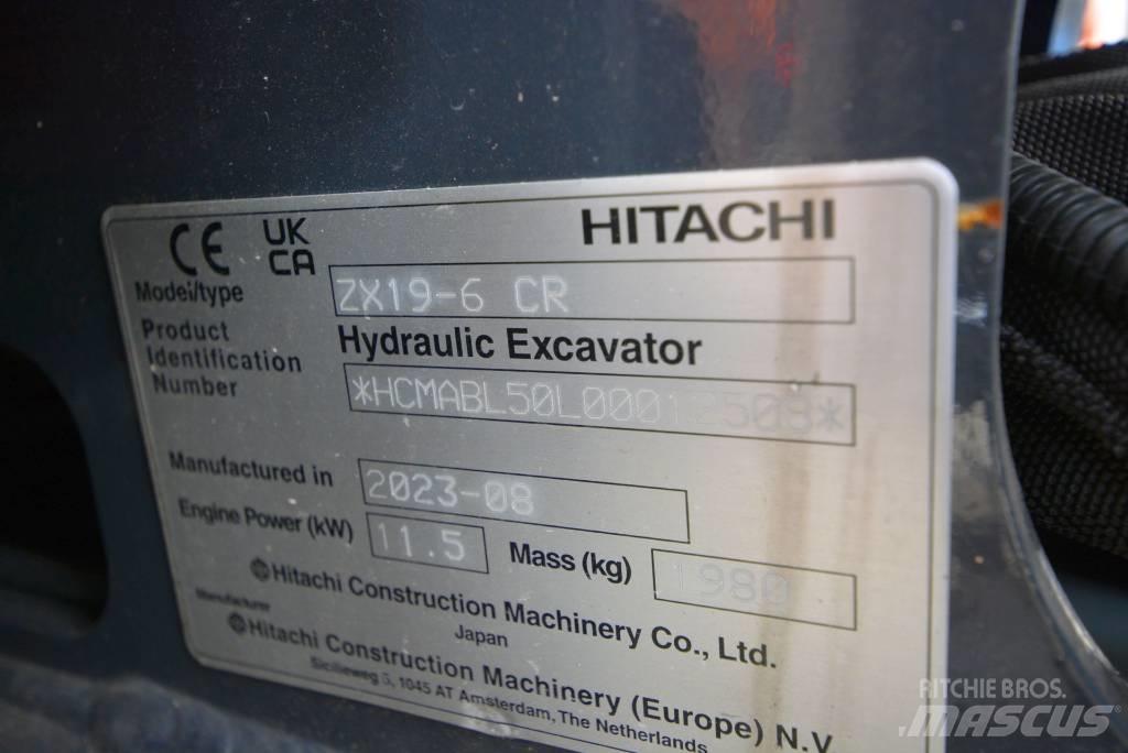 Hitachi ZX 19-6 Miniekskavaatorid < 7 t