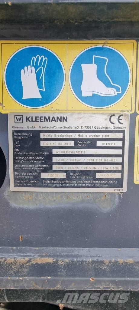 Kleemann MC110i Evo2 Purustid