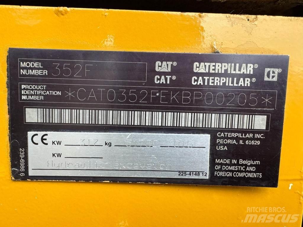 CAT 352F Roomikekskavaatorid
